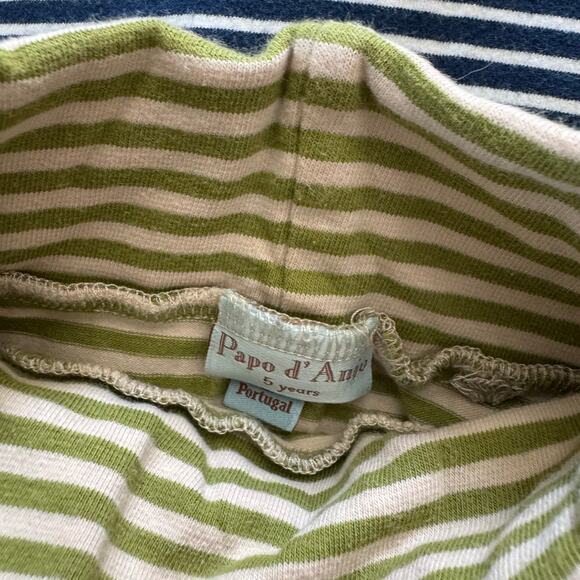 PAPO D' ANJO Turtleneck Bundle Stripe 5-8 Years winter fall casual - Picture 3 of 5